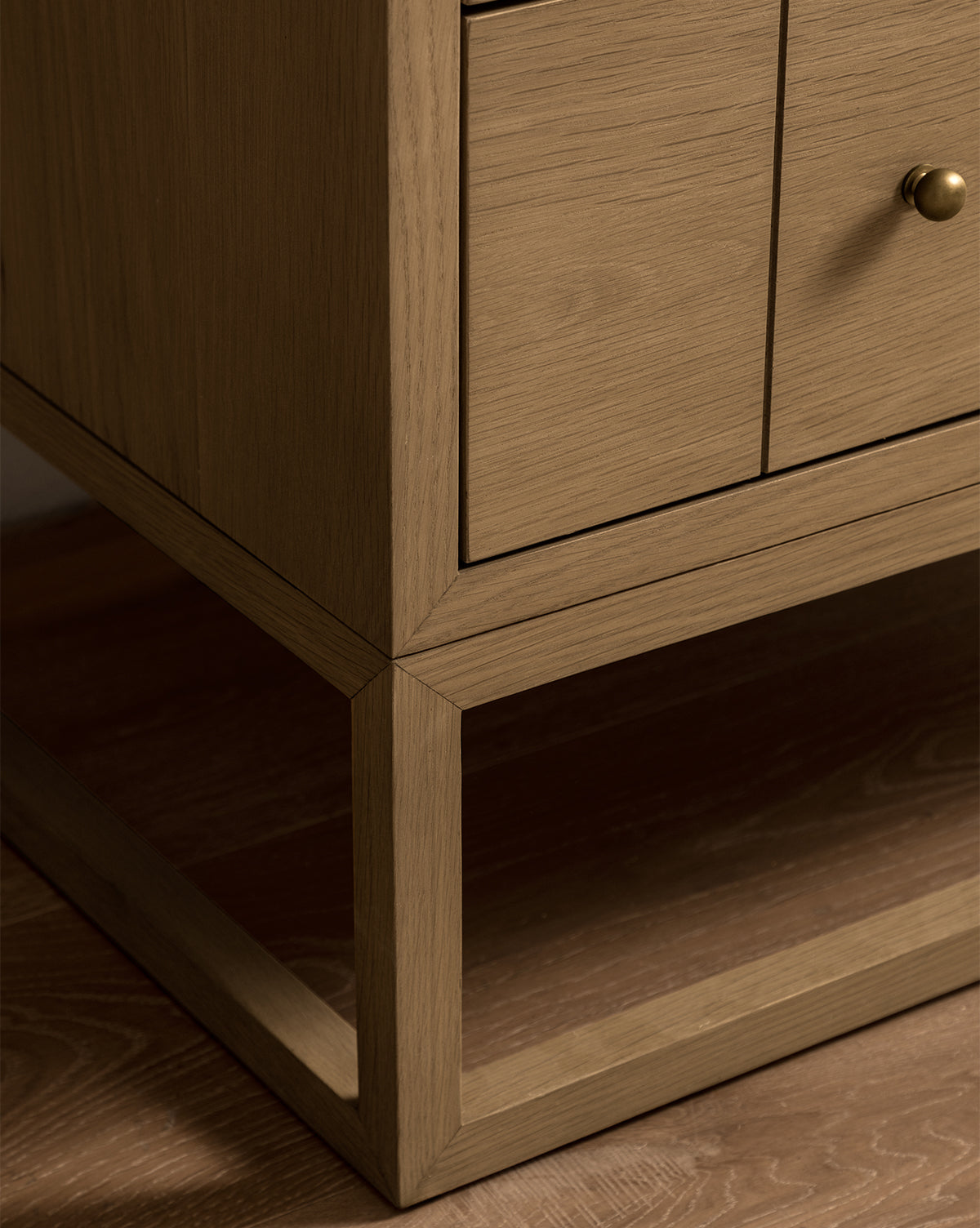 Contemporary Tall Dresser with Etched Pattern & Brass Pulls for Bedroom