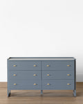Classic Painted Dresser with Brass Hardware & Three Spacious Drawers for Bedroom