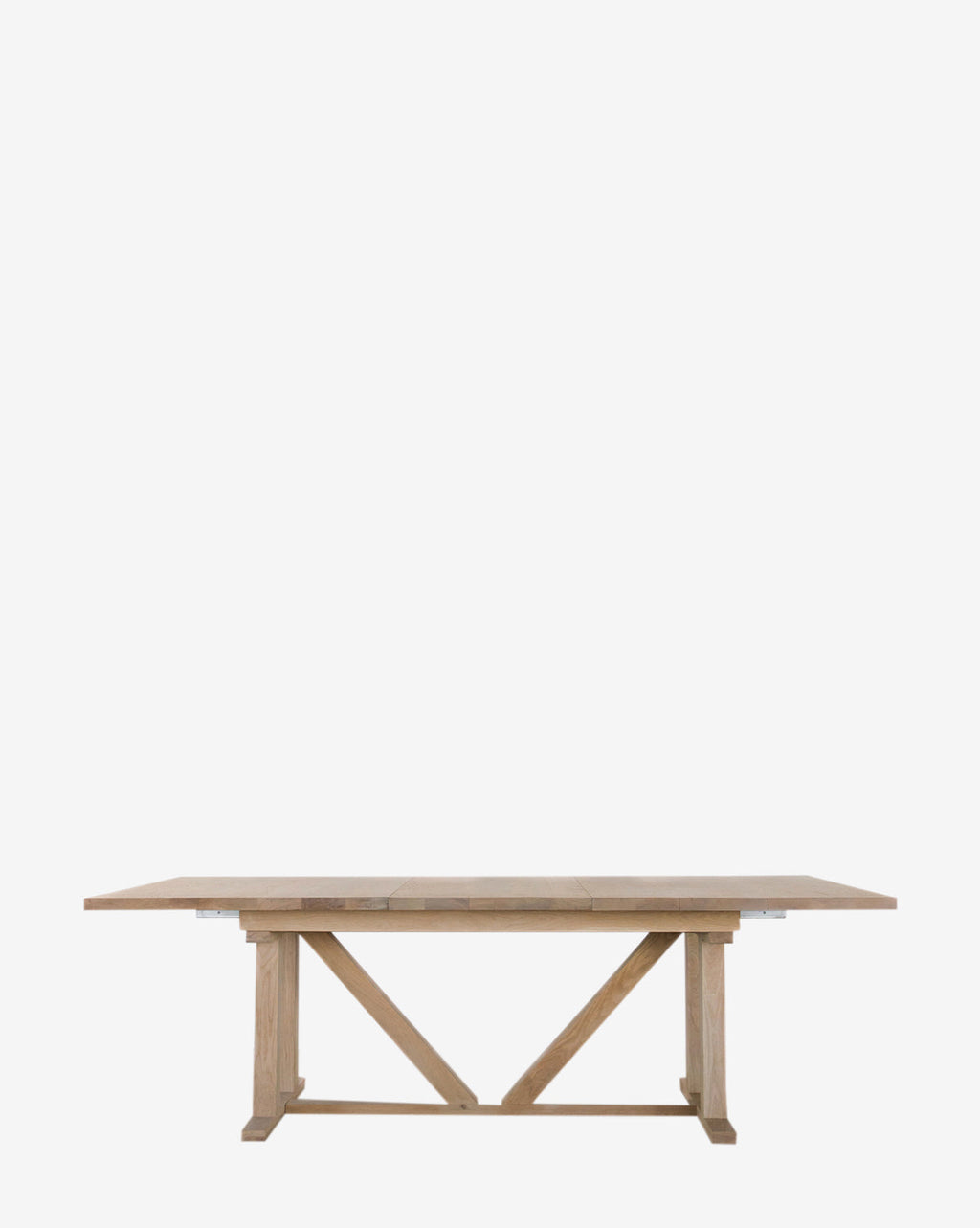 Classic Solid Oak Extension Dining Table with Sturdy Construction for Dining Room