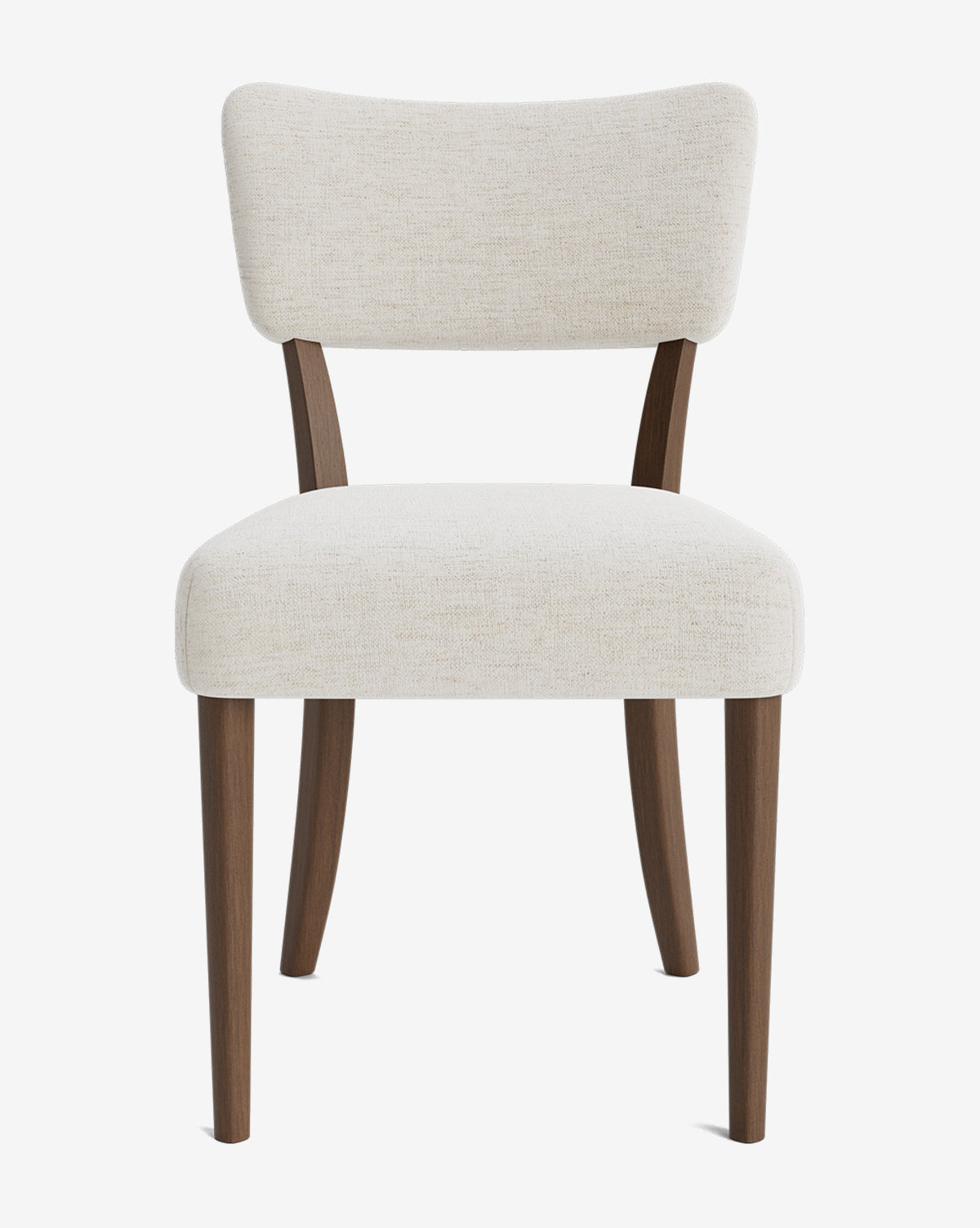 Glam Velvet Dining Chair with Kidney-Shaped Back for Dining Room