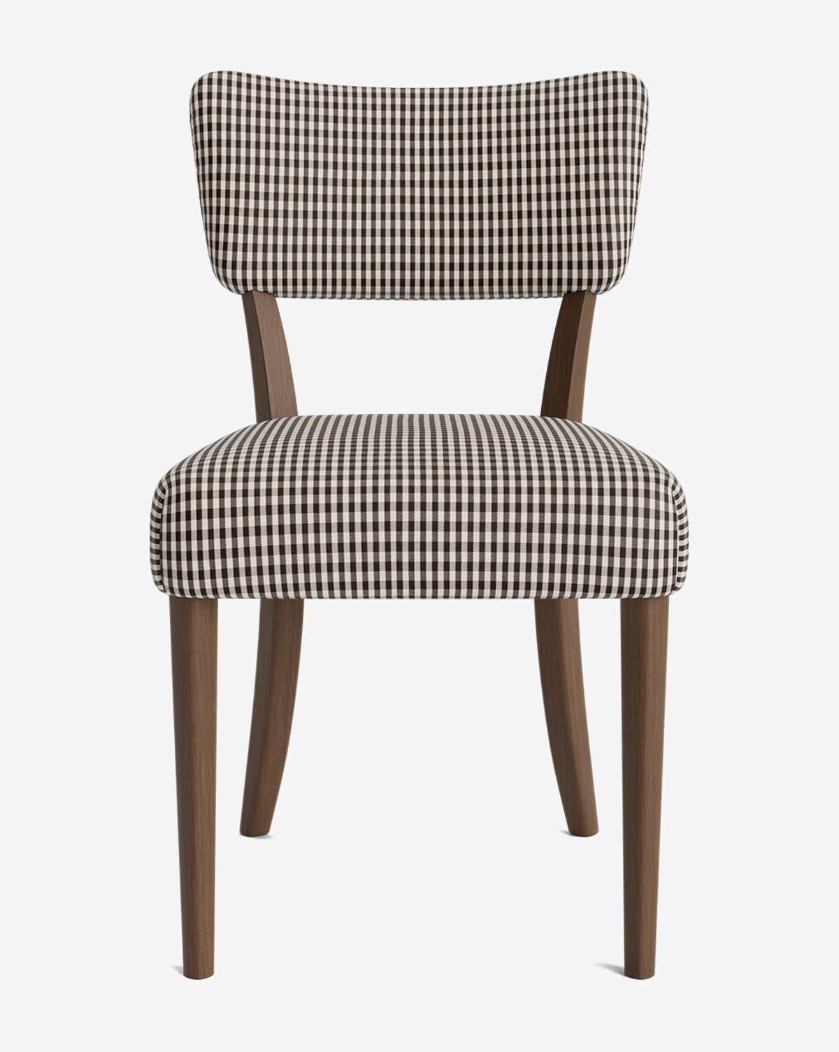 Glam Velvet Dining Chair with Kidney-Shaped Back for Dining Room