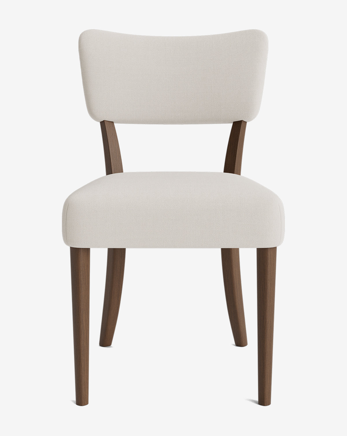 Glam Velvet Dining Chair with Kidney-Shaped Back for Dining Room