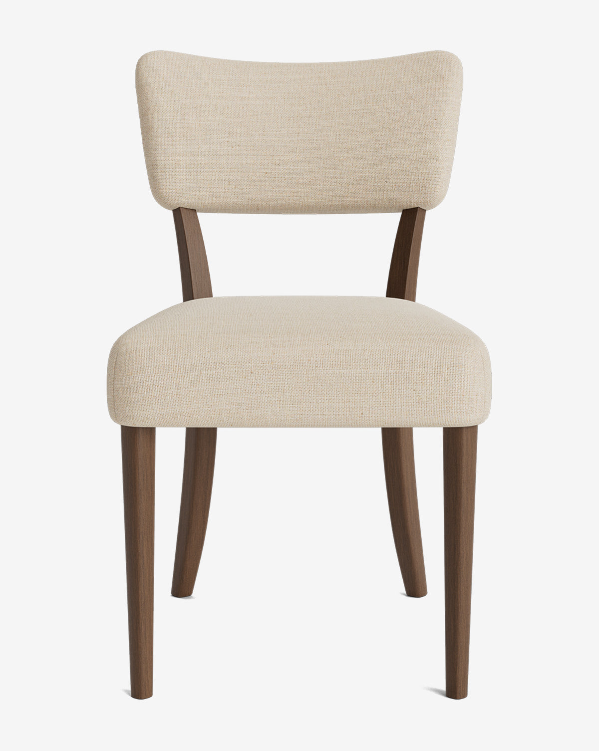 Glam Velvet Dining Chair with Kidney-Shaped Back for Dining Room
