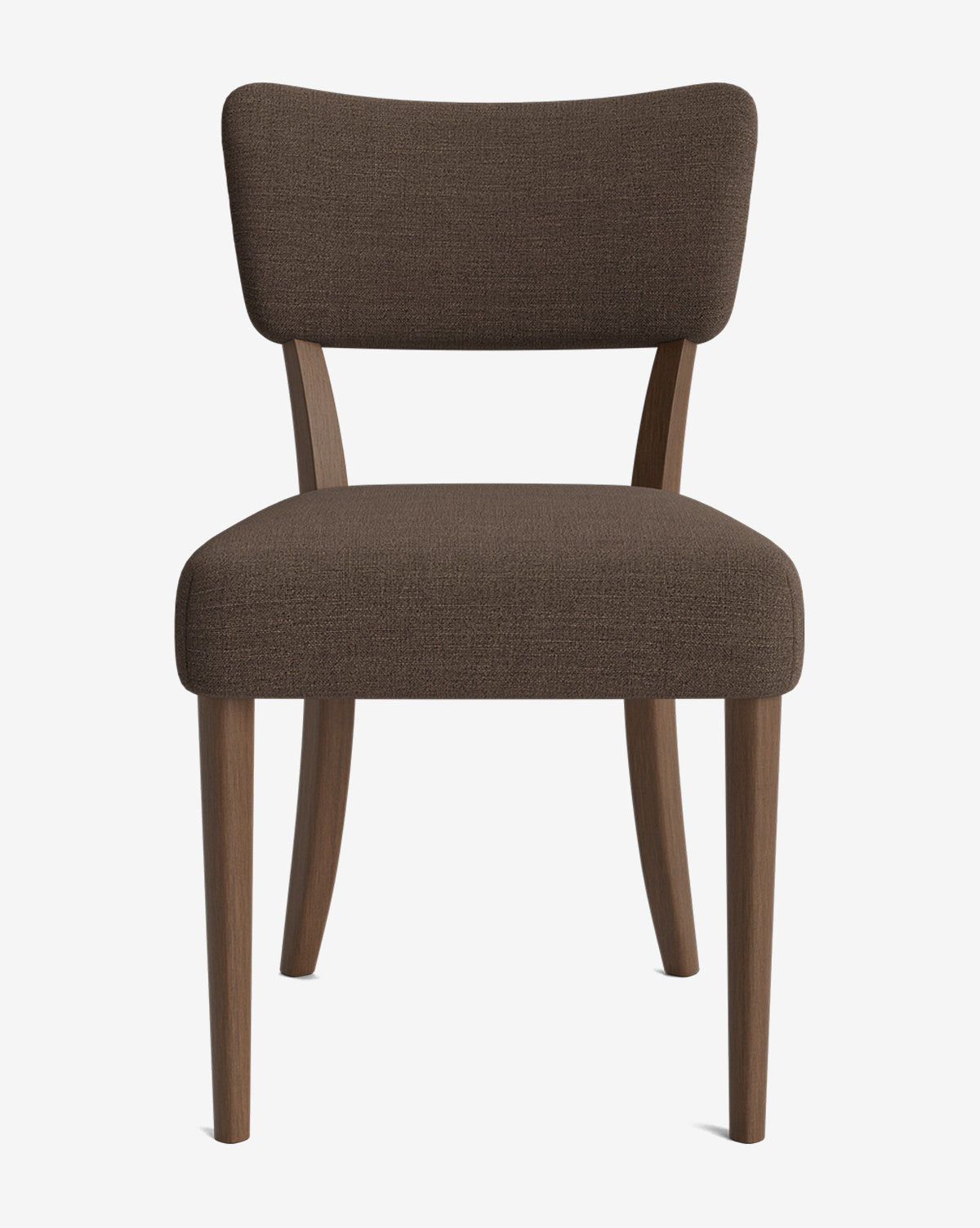 Glam Velvet Dining Chair with Kidney-Shaped Back for Dining Room
