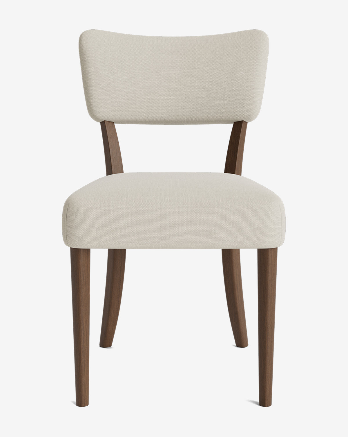 Glam Velvet Dining Chair with Kidney-Shaped Back for Dining Room