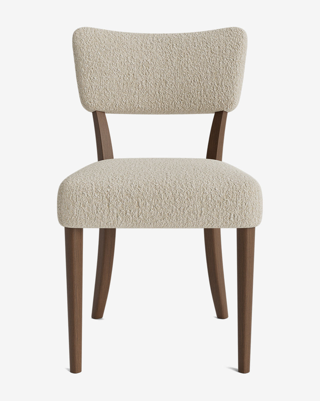 Glam Velvet Dining Chair with Kidney-Shaped Back for Dining Room