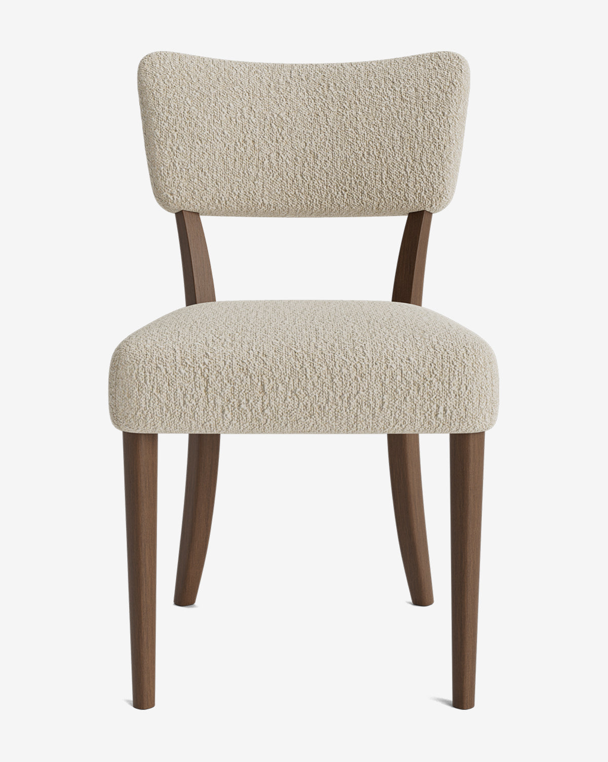 Glam Velvet Dining Chair with Kidney-Shaped Back for Dining Room