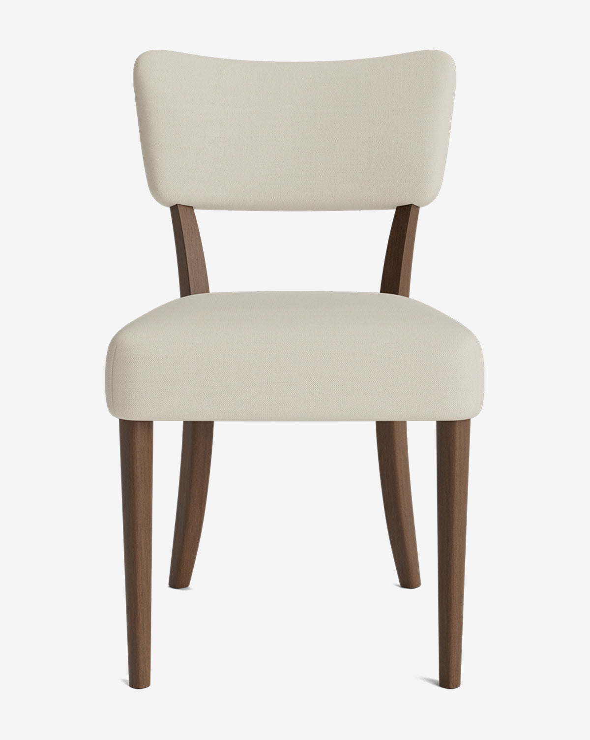 Glam Velvet Dining Chair with Kidney-Shaped Back for Dining Room
