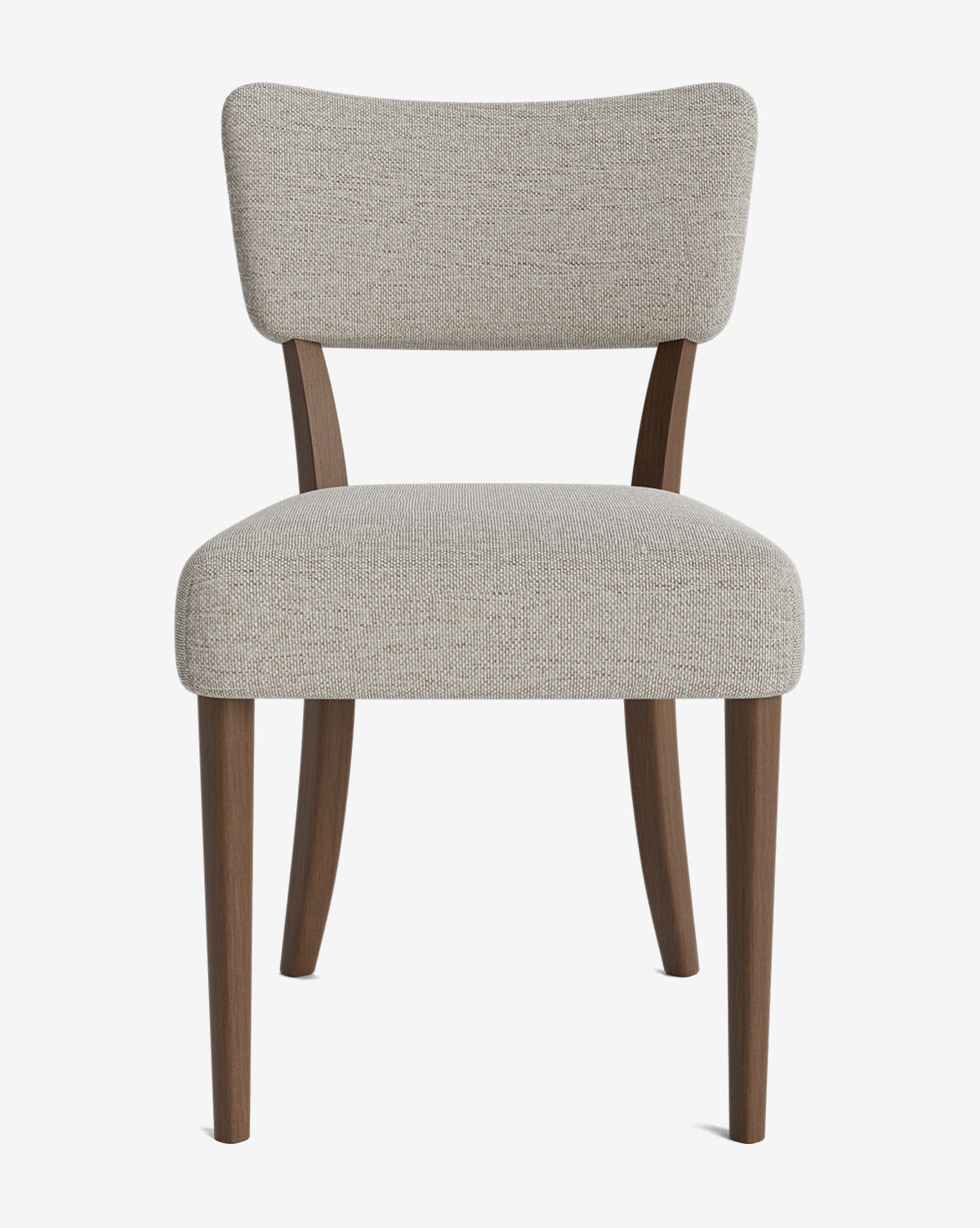 Glam Velvet Dining Chair with Kidney-Shaped Back for Dining Room