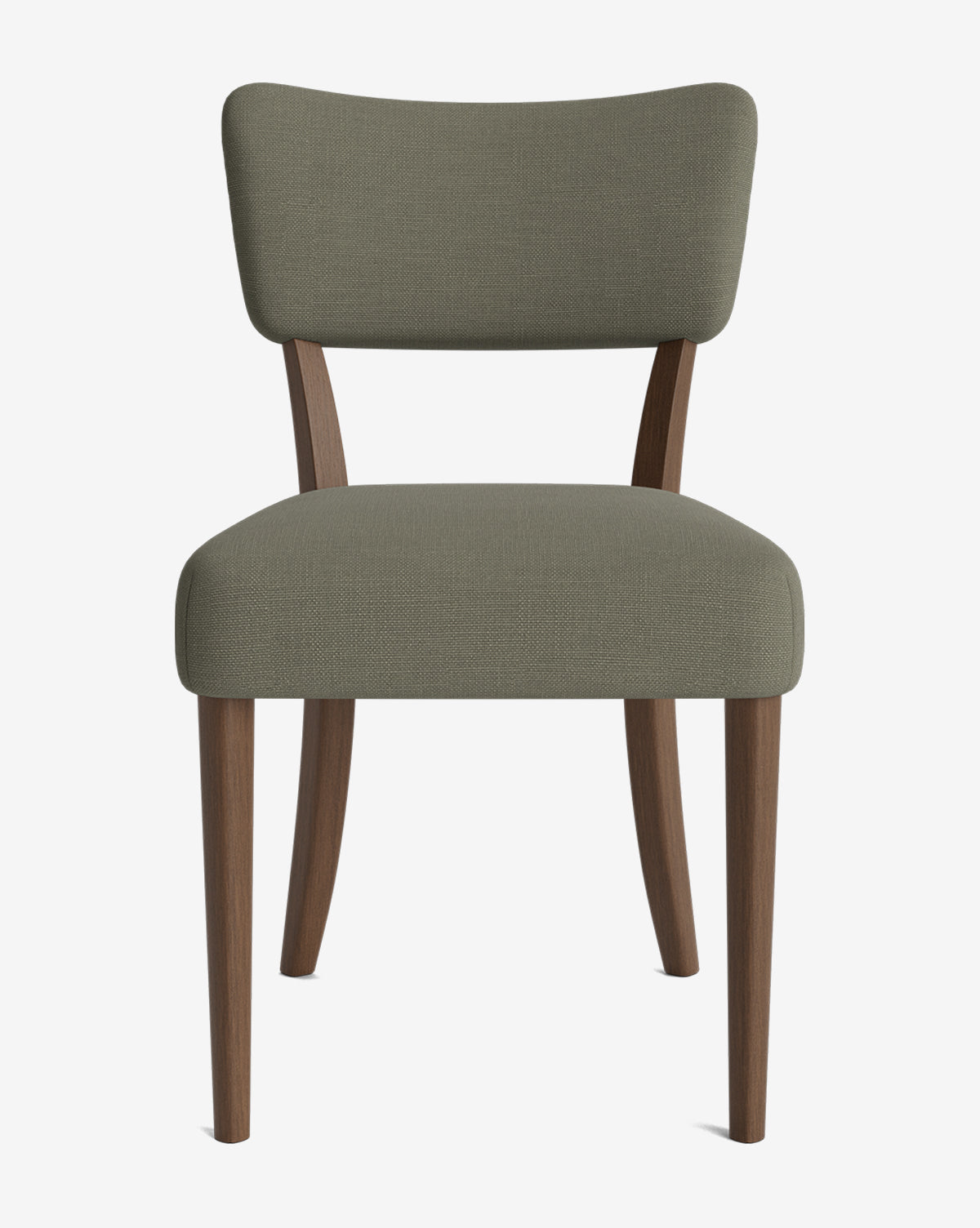 Glam Velvet Dining Chair with Kidney-Shaped Back for Dining Room