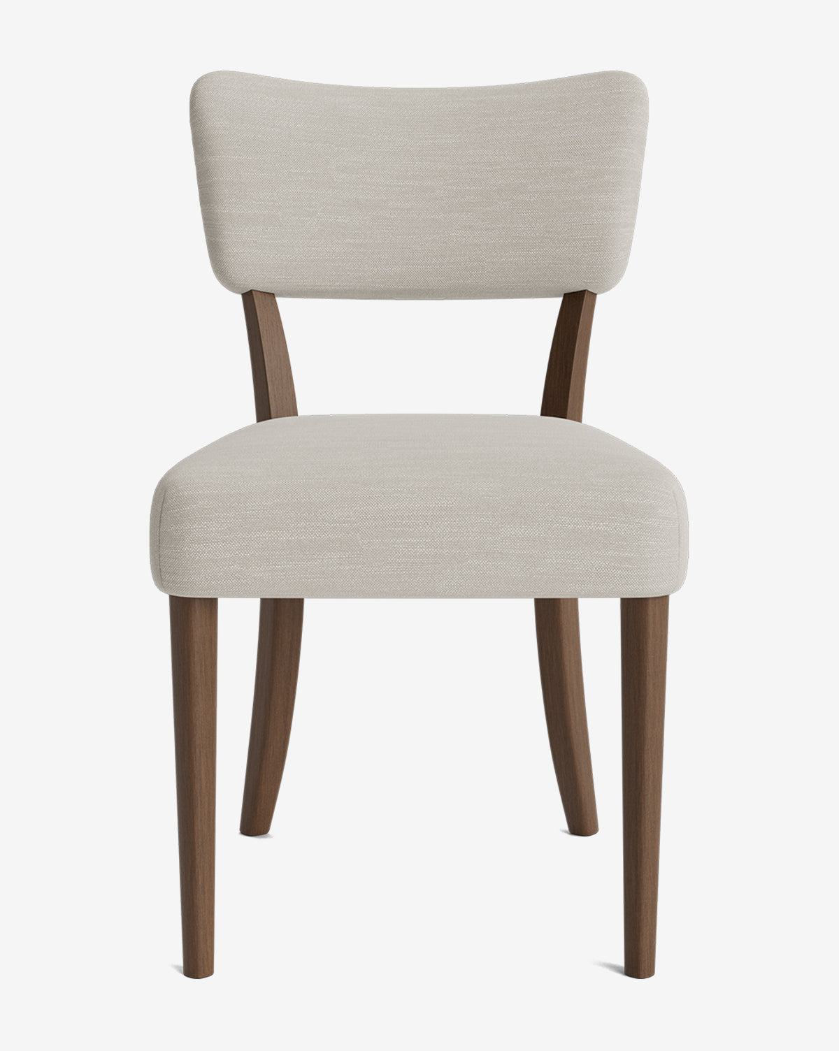 Glam Velvet Dining Chair with Kidney-Shaped Back for Dining Room
