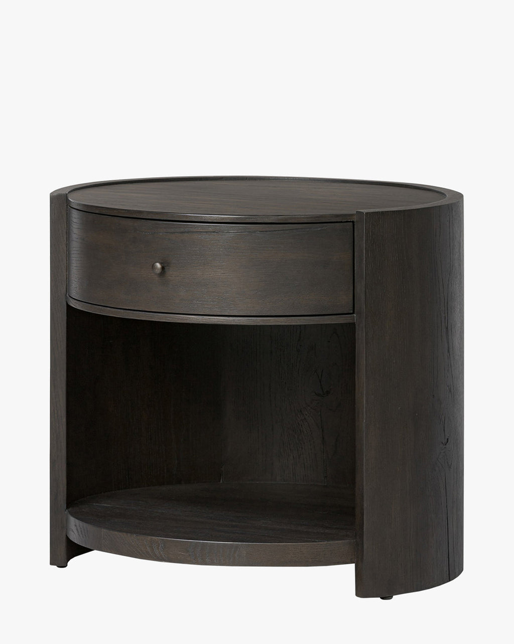 Classic Oak Nightstand with Storage Drawer for Bedroom