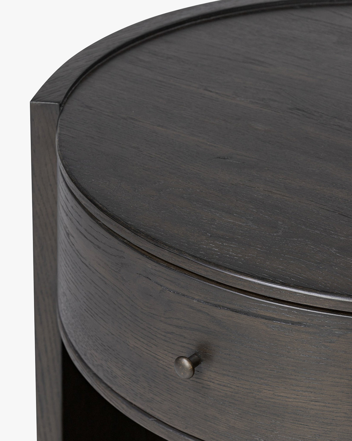 Classic Oak Nightstand with Storage Drawer for Bedroom
