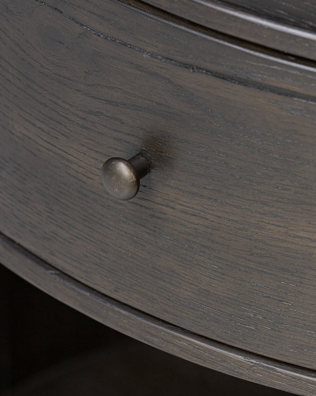 Classic Oak Nightstand with Storage Drawer for Bedroom
