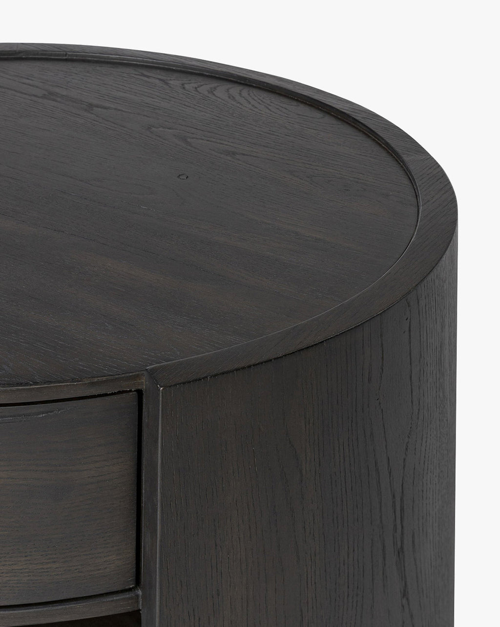 Classic Oak Nightstand with Storage Drawer for Bedroom