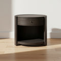 Classic Oak Nightstand with Storage Drawer for Bedroom