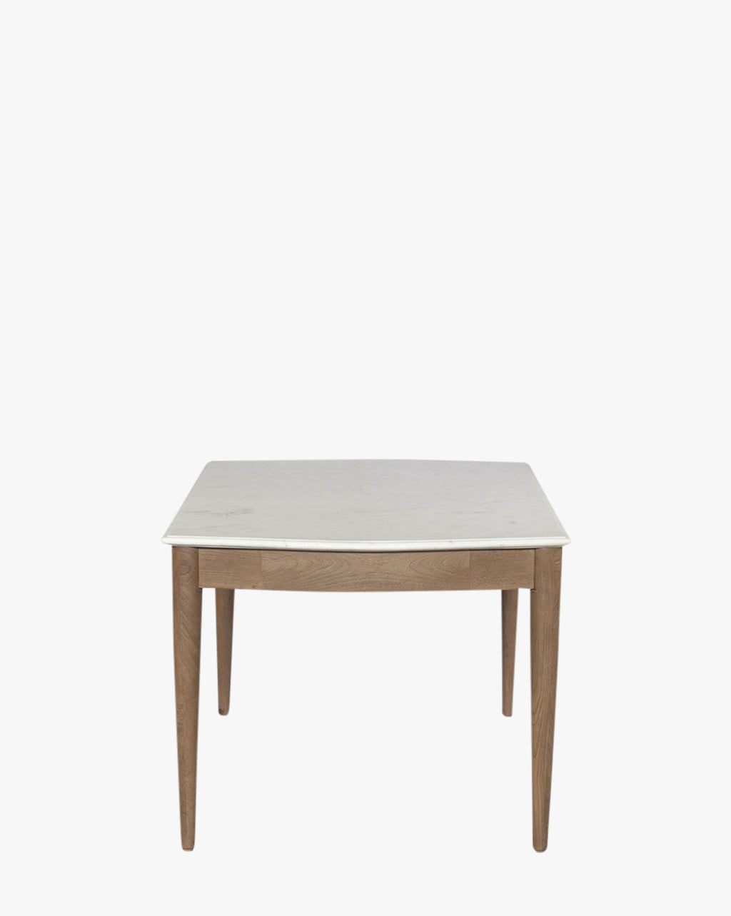 Glam Marble & Mango Wood Dining Table with Warm Amber Base for Dining Room