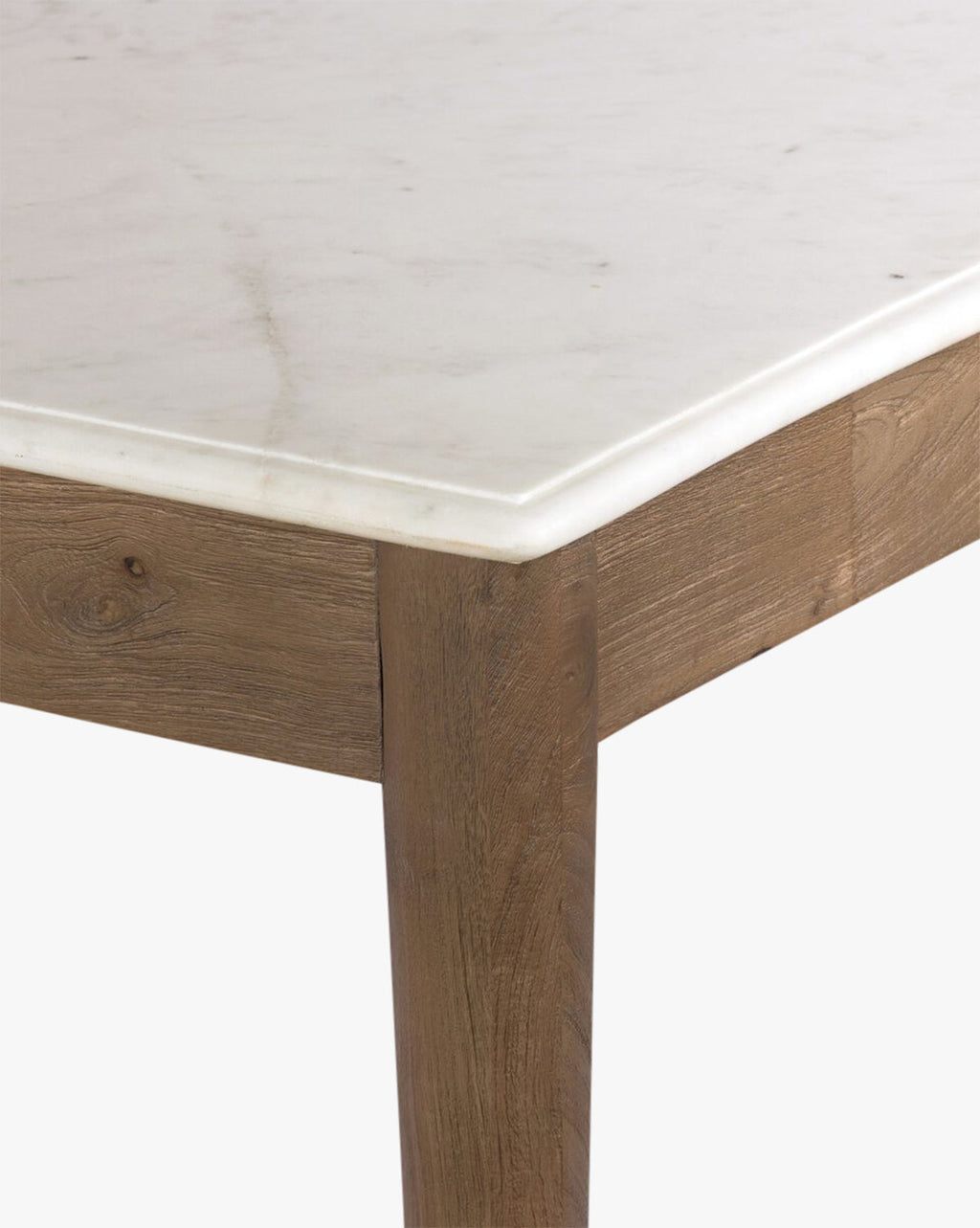 Glam Marble & Mango Wood Dining Table with Warm Amber Base for Dining Room