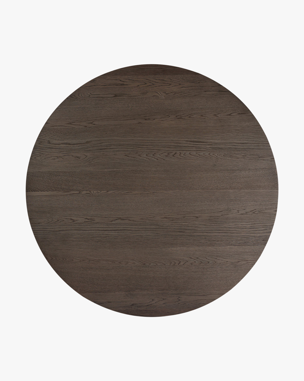 Classic Wood Round Dining Table with Pedestal Base & Beveled Top for Dining Room