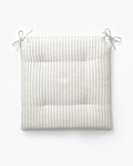 Minimalist Linen Tie-On Seat Cushion for Dining Room