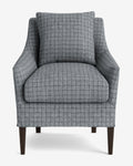 Classic Slipcover Dining Chair with Feather Cushions & Tapered Legs for Dining Room