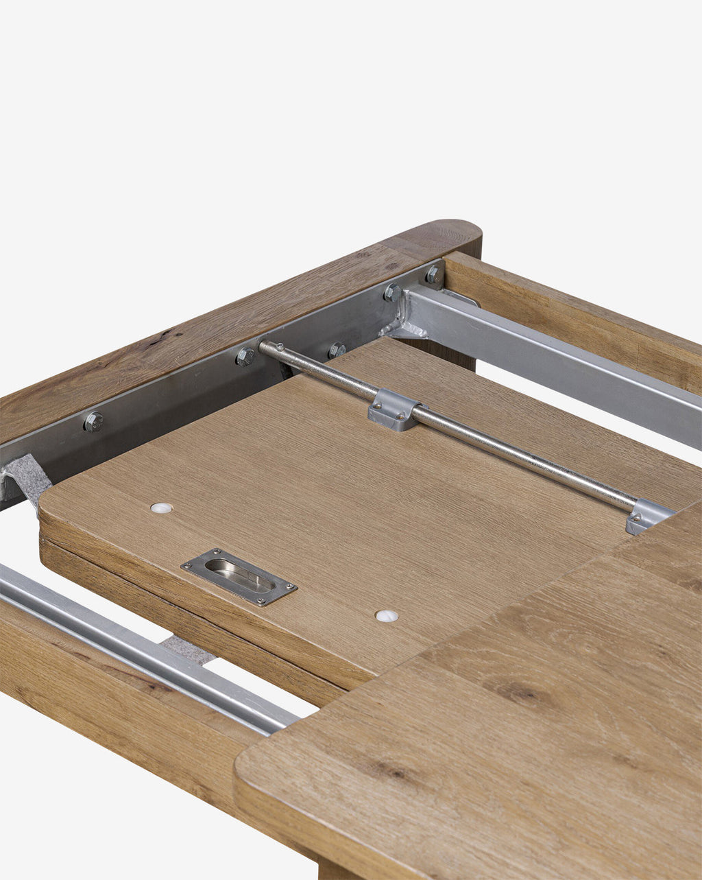 Classic Oak Extension Dining Table with Sturdy Construction for Dining Room